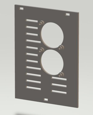 Voxelab Aquila крышка под два вентилятора охлаждения