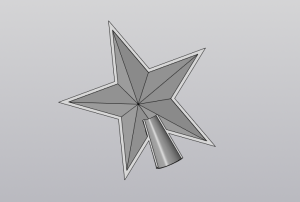 Звезда на новогоднюю Ёлку