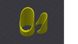 Козырёк с антибликом для фонарика CONVOY S2+