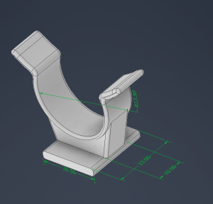 Клипса-держатель для цоколя кухонной мебели