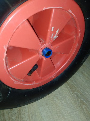 Втулка на переднее колесо для тачки WB4024A-YC в леруа мерлен 217руб (уже 421 руб)  за штуку для электромобиля порш