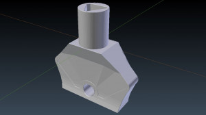 Ключ - трёхгранник, адаптированный к 3D печати