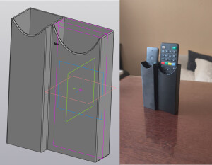 Коробка под два пульта. Размещение на стене или на ровной поверхности.