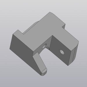 Кронштейн для складного туристического (рыбацкого) стула.