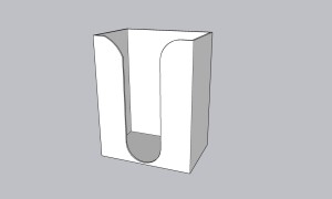 Органайзер для без ворсовых салфеток 40х60х80мм