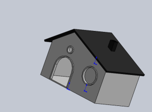Дом для хомяка джунгарика большой