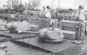 Бронекатер 1124. Башня Т-28 ранняя. 1:35