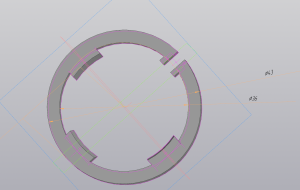 кольцо-держатель для шланга моющего пылесоса THOMAS