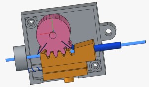 Автоматический обрезатель филамента. Filament cutter.