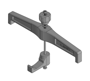 Ручка с гайкой, часть крепежа лестницы на багажник автомобиля.
