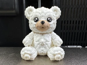 Медведь из взбитых сливок