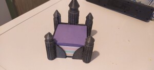 Подставка под стикеры в виде замка