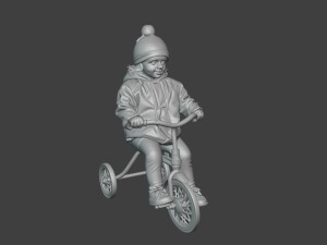 Велосипедистка