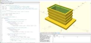 Параметрическая заглушка для профильной трубы (OpenSCAD)