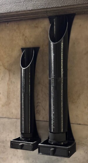 Тубусы для угля в алтарь.