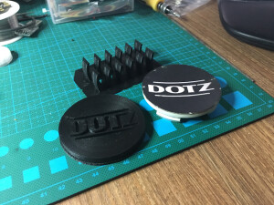 Заглушка на диск R16 Dotz Touge Graphite