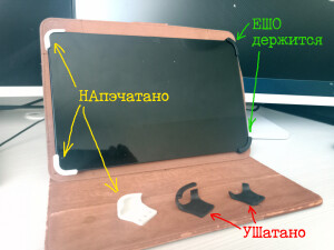 Крепление планшета к чехлу