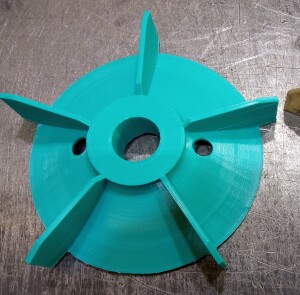 крыльчатка для электродвигателя на вал d=28