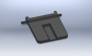 Упорный язычок лотка выхода бумаги принтера HP LaserJet Pro M201dw