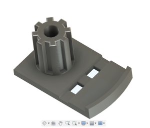 Вставка в кронштейн крепления рулонных штор MG25 Унистайл.