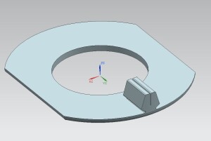 Шайба пластина шаровой опоры Рено Логан, Сандеро, Ларгус.