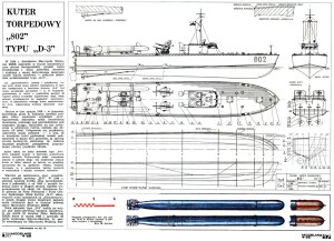 Торпедный катер Tp-2 (тип Д-3)  (Torpedo boat Tp-2 type D-3) 1:35 Польская Народная Республика (ПНР)