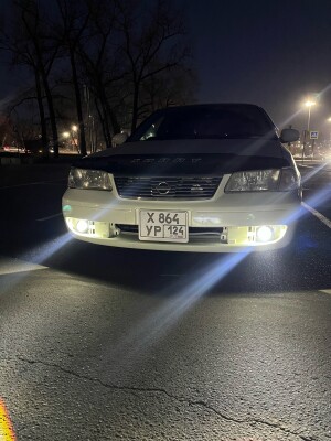 Переходник для креплений ПТФ на Nissan Sunny от Lada Vesta