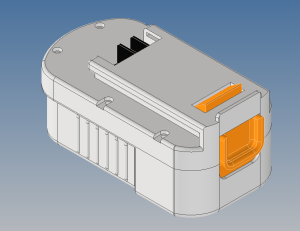 Корпус аккумулятора A18E Black&Decker