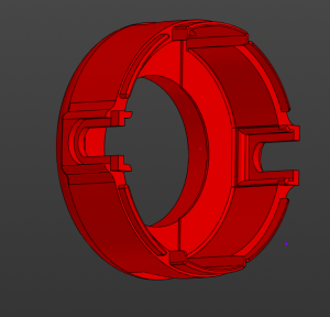 Нижняя крышка катушки триммера.