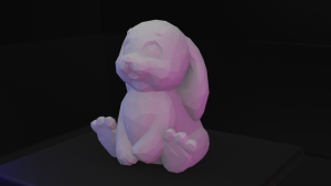 Polygonal bunny
