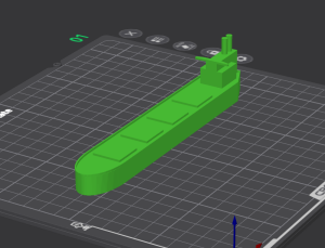 Модель нефтяного танкера
