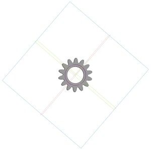 Шестерня механизма поясничной поддержки Honda CR-V 3