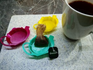 чашечка под использованные чайные пакетики