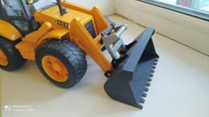 Ковш для игрушки "Экскаватор погрузчик колесный JCB 4СХ". SolidWorks 2023