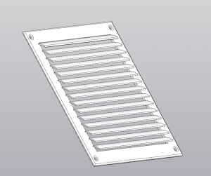 Вентиляционная решетка (210х210 мм)