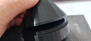 Опора с резиновой пяткой 80х40 под шар 15мм