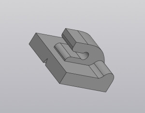 Губа для пластмассового зажима