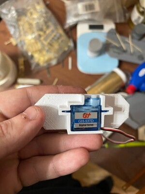 Фундамент сервопривода горизонтального положения