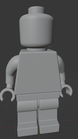 Lego человечек .stl