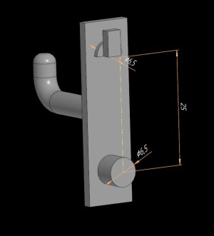 Крючок для стеллажа