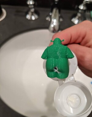 Shrek toothpaste topper