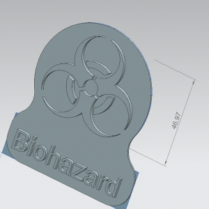 Biohazard logo.