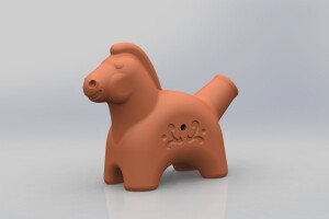 Коняшка свистулька