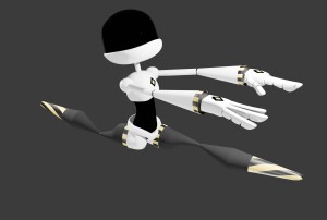 шаблон для создания своей 3D версии дрона убийцы девушки
