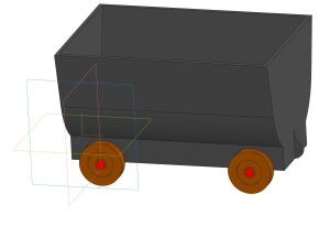 Вагонетка игрушечная