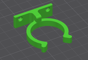 Клипса для кухонной опоры, под саморез