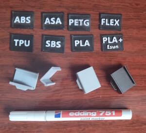 Клипса с биркой для китайского драй бокса.