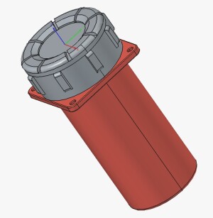 Тубус для ключей. Увеличенный. d 45mm, l 120mm