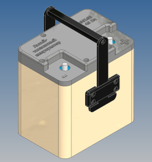 Корпус литий-титанатного аккумулятора для авто