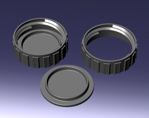 Крышка на ПЭТ бутылку. 38 мм